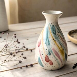 Pure Handmade Unglazed Earthen and Uncoated Dahi Handi/Curd Pot/Mitti Handi/Clay Pot with Lid for Serving